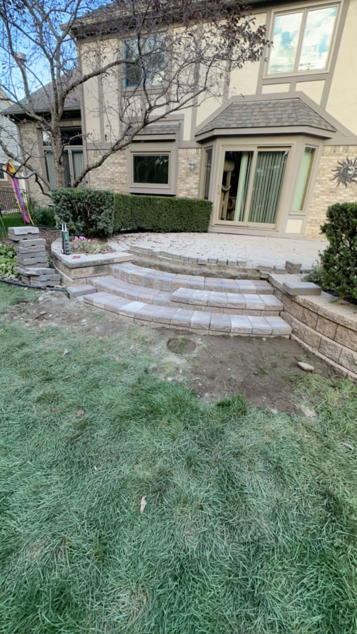 Step Re-Lift and Retaining Wall Repair