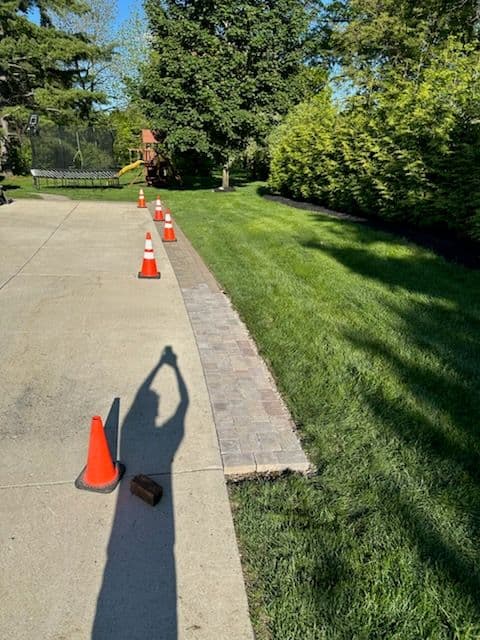 Gallery photos for Safer Sidewalk Upgrade with New Brick Pathway: Image #2